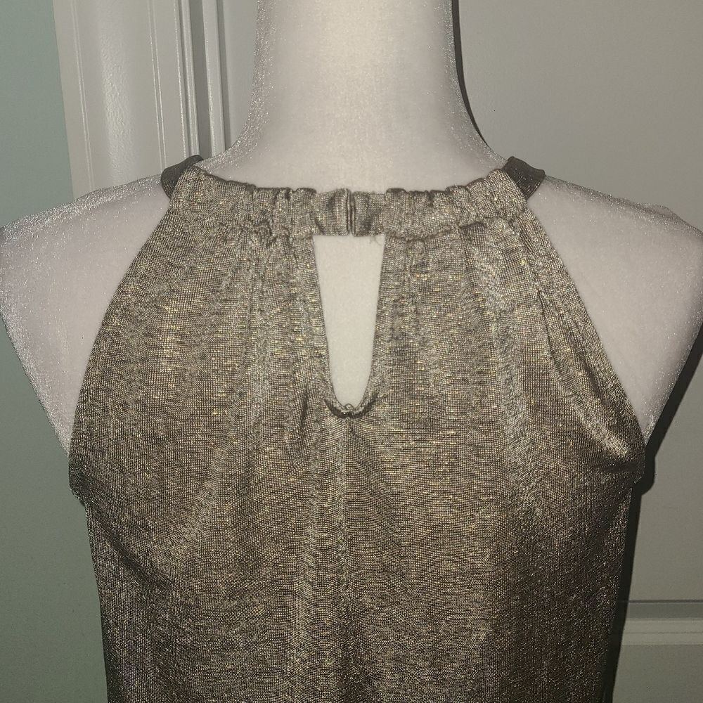 INC Silver Shimmer Tank Blouse - Picture 7 of 9